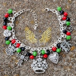 Africa Queen Charm Bracelet